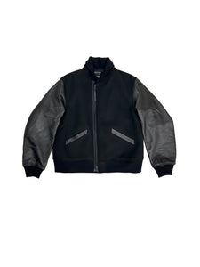 Y - 3 - Letterman Jkt - AW25 - BLACK